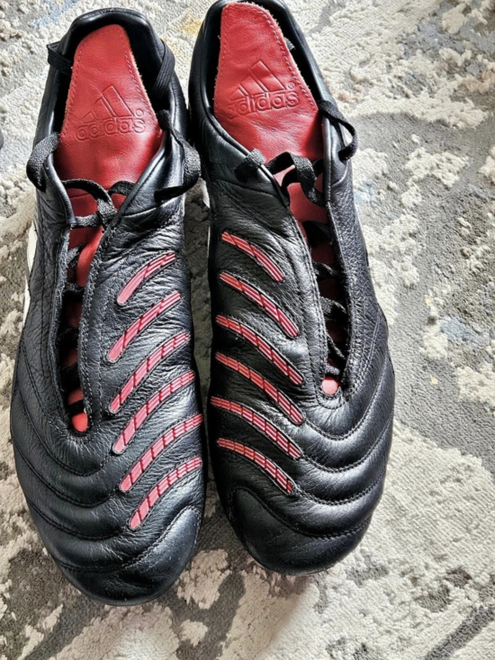 adidas Predator TRX FG Men's Black & Red US 13